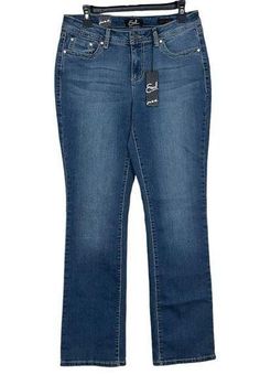 Earl Jeans Slim Bootcut Rhinestone Embellished Flap Pocket Jeans Size 10  NWT - $20 New With Tags - From Rachel