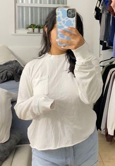 Brandy Melville White Long Sleeve - $25 - From Briss