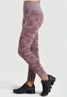 Gymshark Adapt Camo Seamless Berry Leggings Purple - $35 (41% Off