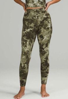 Lululemon Align Pant with Pockets 25 Diamond Dye Light Sage Medium Olive 2  - $80 - From jocelyn