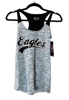 New Era Philadelphia Eagles T Shirt NFL Team Logo Black - XS