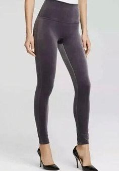 Women's Velvet High-Waist Shaping Leggings