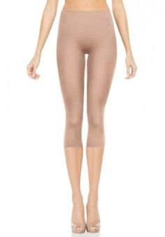 Spanx Skinny Britches Capri Shaping Legging Compression Shapewear Nude  Medium - $60 New With Tags - From Ashley