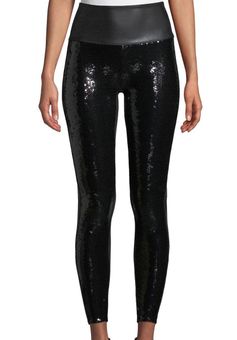 Spanx Black Faux Leather Sequin Leggings - $69 (52% Off Retail) - From  MrsMoore