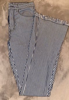 Buckle Striped Flare Jeans Blue - $24 (70% Off Retail) - From Crystal