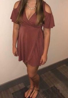 light maroon dress