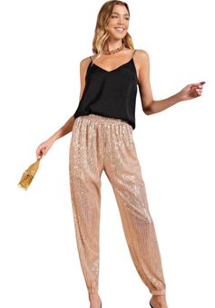 Sequin Jogger Pants Women