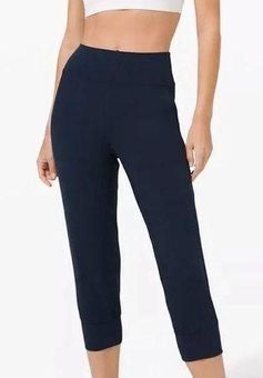 Lululemon Align High-Rise Cropped Jogger w/ Pockets Navy Blue Size