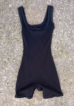 SKIMS Cotton Rib Onesie Bodysuit - XS- Soot - $138 - From Olivia