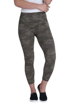 Spanx Look at Me Now Seamless‎ Camo Cropped Leggings Large - $50