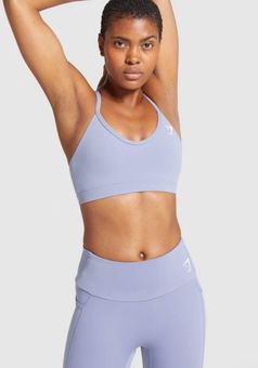 Gymshark V Neck Training Sports Bra Blue Size XS - $28 - From Chelsea