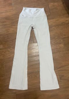 Alo Yoga Flare Bootcut Leggings Size XS White - $45 (59% Off Retail) - From  Elaina