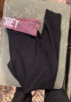 Victoria's Secret Foldover Leggings Black Size XL - $13 (56% Off Retail) -  From Kristen