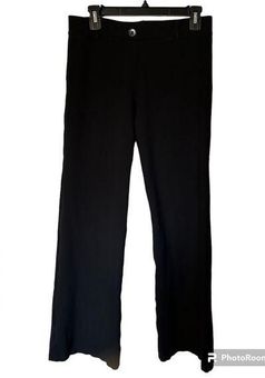 Betabrand black Classic straight leg yoga dress pants size medium petite 