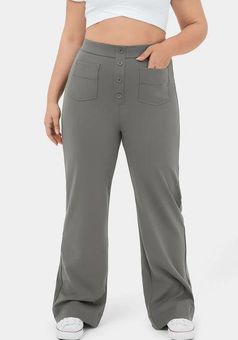 Halara High Waisted Button Multiple Pockets Straight Leg Casual Plus Size  Pants - $35 New With Tags - From Blessedwifey