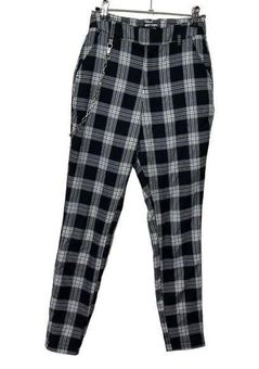 Hot Topic Plaid Pants Black White Chain Retro Y2k Academia Women's Size XS  - $20 - From Den