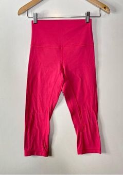 Lululemon Hot Pink Cropped Align Leggings Size 4 - $55 - From Holly