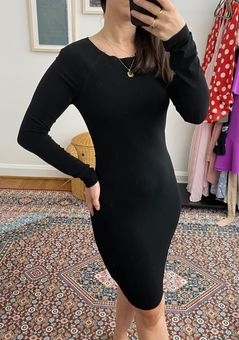 Alice and olivia deals long black dress