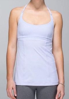 Lululemon Wandering Yogi Halter Tank Top Womens Lavender Size 6