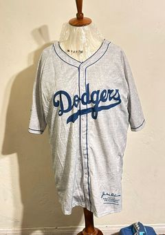 Los Angeles Dodgers 75th Anniversary Jackie Robinson Jersey Giveaway  4/15/22 XL Gray - $25 - From AnaRay