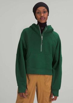 Lululemon Scuba Oversized Half-Zip Hoodie XS S Everglade Green