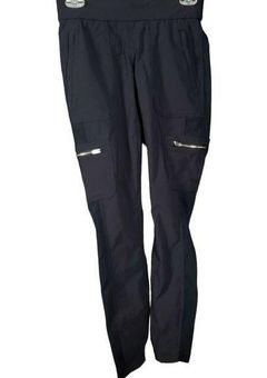 Straight Pants with 2 Zipper Pockets