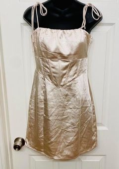 Princess Polly Champagne Sarah Corset Mini Dress Size 8 - $15 - From Marina