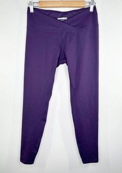 Ododos Purple Crossover Waistband Pull On Active Leggings Women's