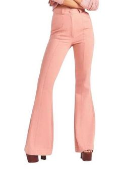 For The Love Of Pink Flare Pants