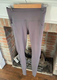 Ethos Large Tall Grey Workout Yoga Exercise Leggings Perfect