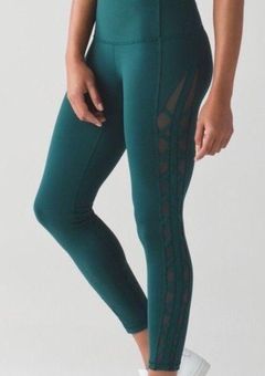 Lululemon RARE Criss Cross Leggings Blue Size 4 - $50 (57% Off Retail) -  From Shayla