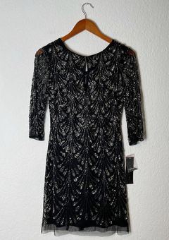 Aidan Mattox Beaded Trapeze Dress Size 6 159 New With Tags