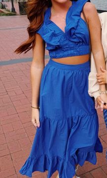 Two Piece Blue Set