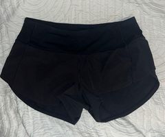 black  speed up shorts 2.5