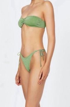 Green triangl bikini bottoms XS