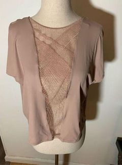 Under armor pink top size small