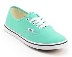 vans seafoam green shoes