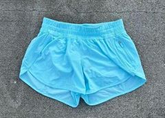 Teal Lululemon Tracker Shorts