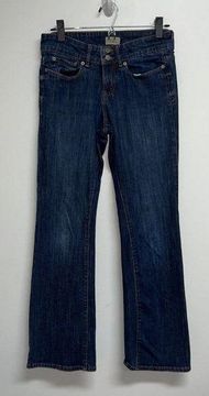 Gap Womens Essential Bootcut Dark Denim Blue Jeans Size 4 27 Mid Rise Stretch