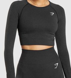 Long-sleeve Crop Top