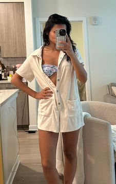 Terry Cloth Romper 