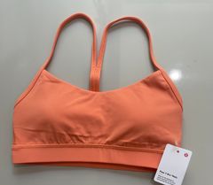 Flow Y Bra Nulu Light Support Coral Kiss Size 4