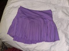 Gold  Lilac Pleated Skirt