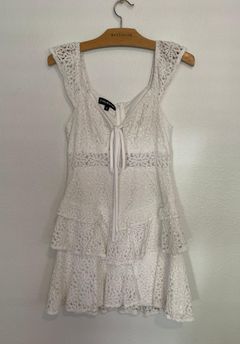 White Mini Lace Dress
