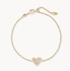 Ari Heart Gold Chain Bracelet