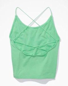 Green Strappy-Go-Lucky Tank Top