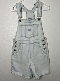 Levi’s Stripe Denim Overalls Size Small Work Outdoor Farmer Gardening