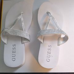 Wedge White Sandals Women’s Size 8