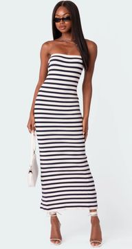 Striped Midi Dress