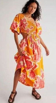 Printed Floral Kalina Midi dress